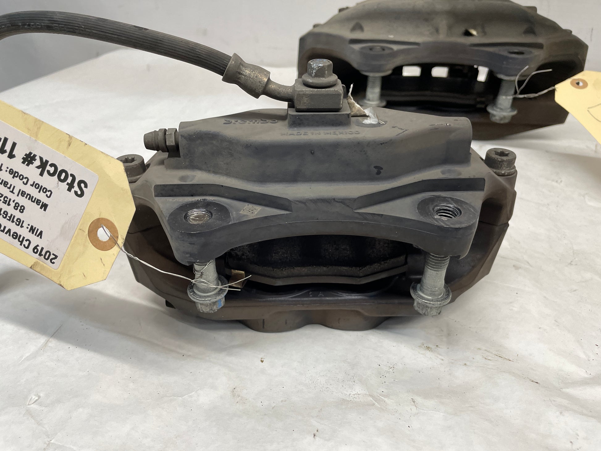 2019 Chevy Camaro SS Front & Rear Brembo Brake Caliper OEM - Day's Parts Yard