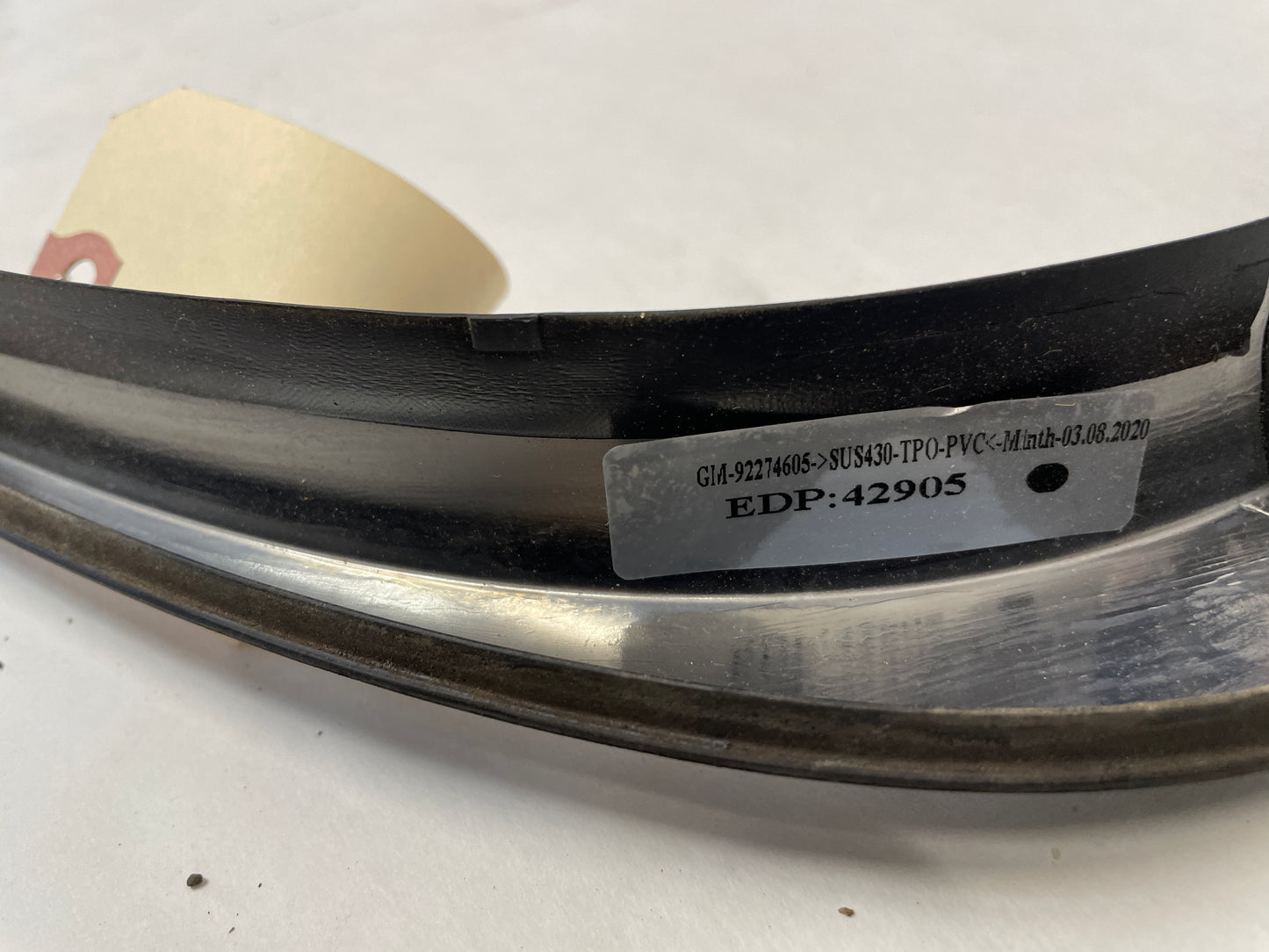 2014 Chevy SS Sedan LH Driver Roof Top Trim Black Molding OEM - Day's Parts Yard