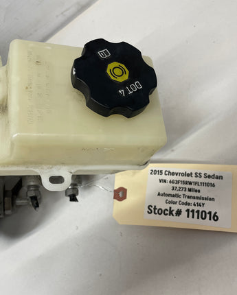 2015 Chevy SS Sedan Brake Booster Master Cylinder and Reservoir OEM