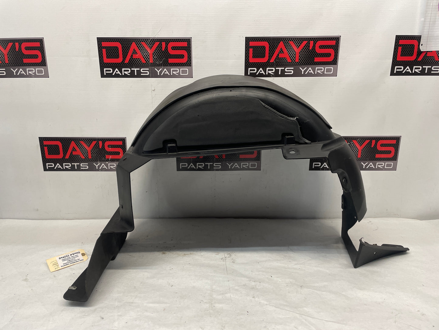2005 Chevy C6 Corvette LH Driver Rear Wheel Well House Fender Liner OEM - Day's Parts Yard