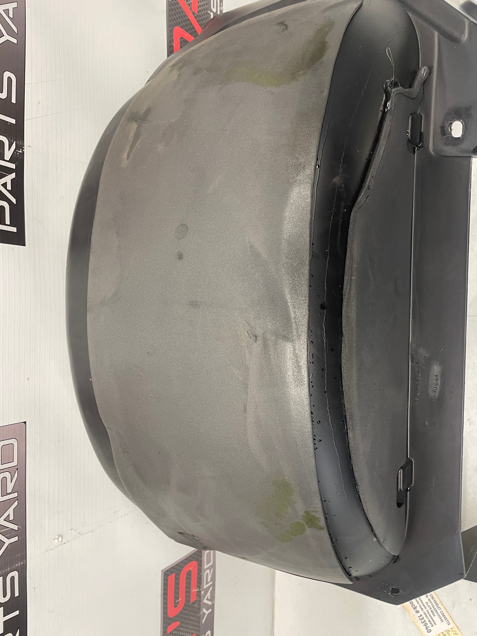 2005 Chevy C6 Corvette LH Driver Rear Wheel Well House Fender Liner OEM - Day's Parts Yard