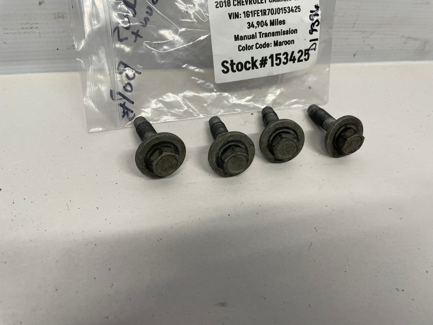 2018 Chevy Camaro 1LE SS Transmission Mount Bolts Hardware OEM - Day's Parts Yard