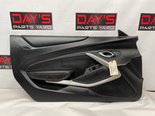 2018 Chevy Camaro 1LE SS LH Driver Interior Door Panel w/ Carbon Fiber Trim OEM - Day's Parts Yard