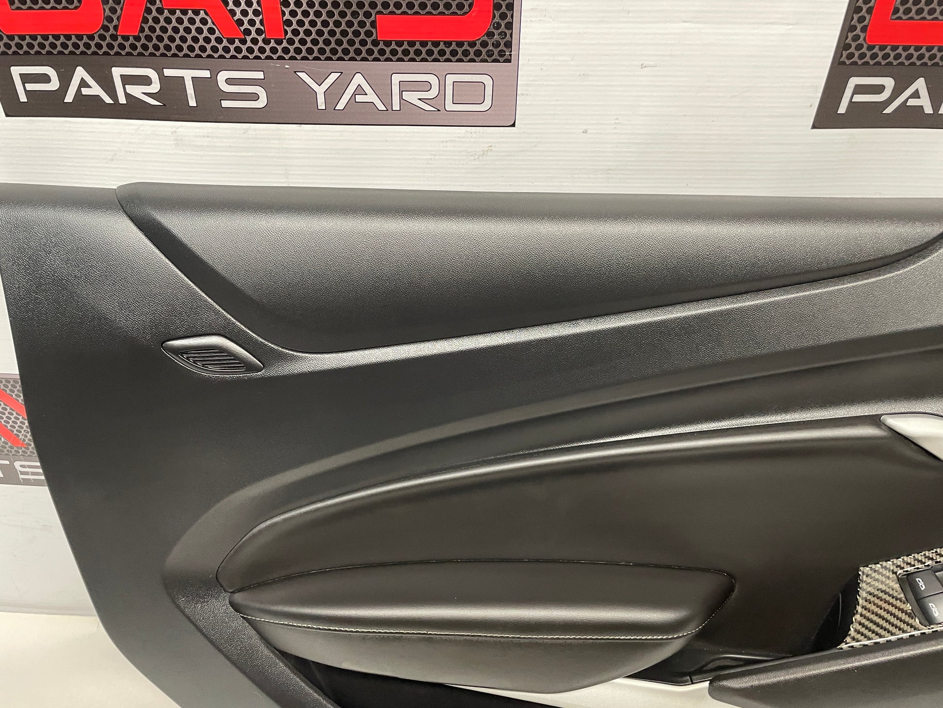 2018 Chevy Camaro 1LE SS LH Driver Interior Door Panel w/ Carbon Fiber Trim OEM - Day's Parts Yard