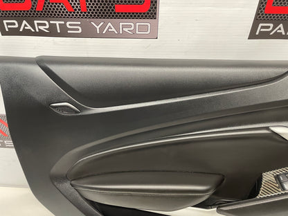 2018 Chevy Camaro 1LE SS LH Driver Interior Door Panel w/ Carbon Fiber Trim OEM - Day's Parts Yard