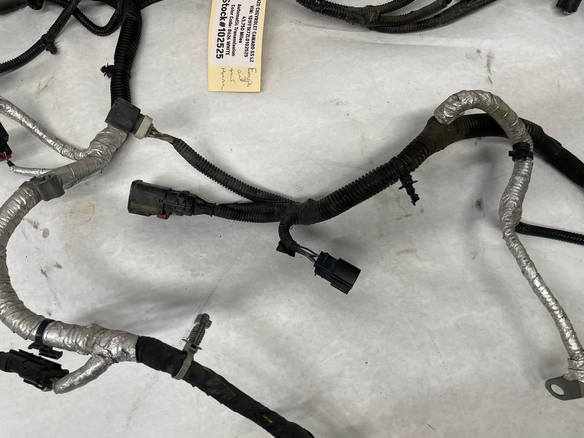 2020 Chevy Camaro SS LZ Engine Transmission Wire Wiring Harness OEM - Day's Parts Yard