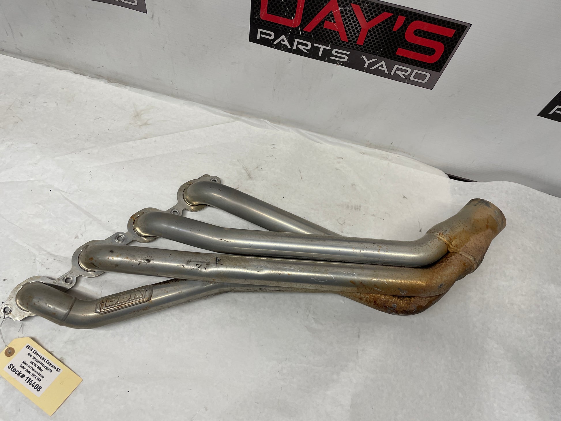 2019 Chevy Camaro SS BBR Long Tube Headers Set - Day's Parts Yard