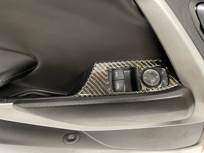2018 Chevy Camaro 1LE SS LH Driver Interior Door Panel w/ Carbon Fiber Trim OEM - Day's Parts Yard