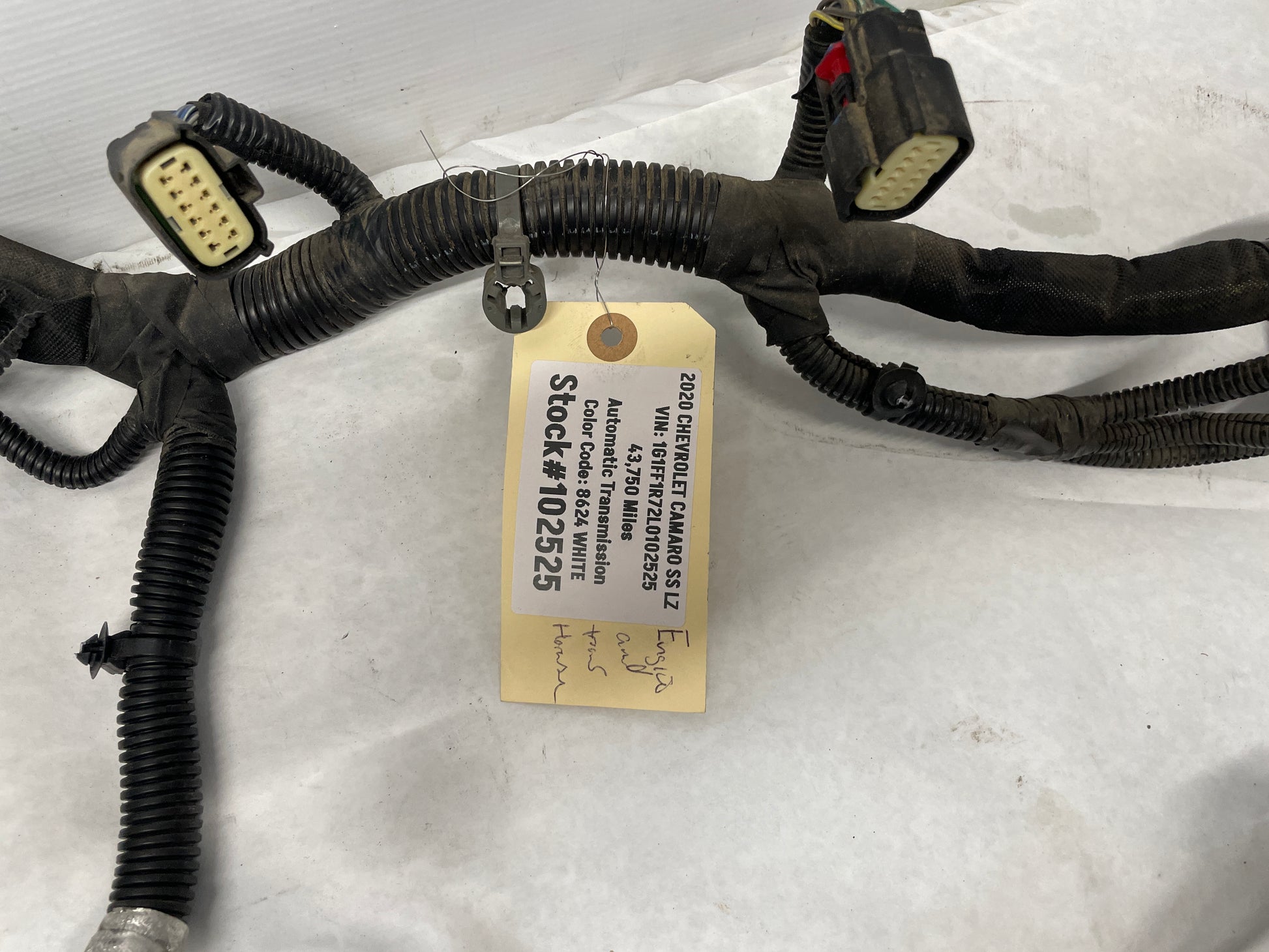 2020 Chevy Camaro SS LZ Engine Transmission Wire Wiring Harness OEM - Day's Parts Yard