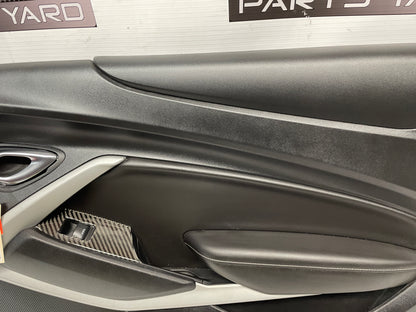 2018 Chevy Camaro 1LE SS RH Passenger Door Panel w/ Carbon Fiber Trim OEM - Day's Parts Yard