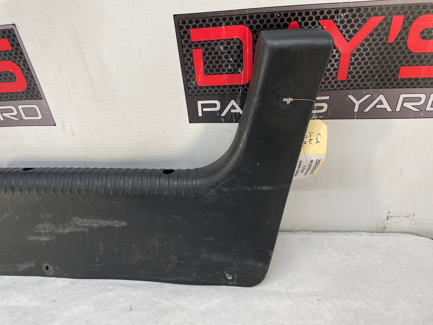 2005 Pontiac GTO Trunk Wall Plastic Rear End Cover Trim Panel OEM