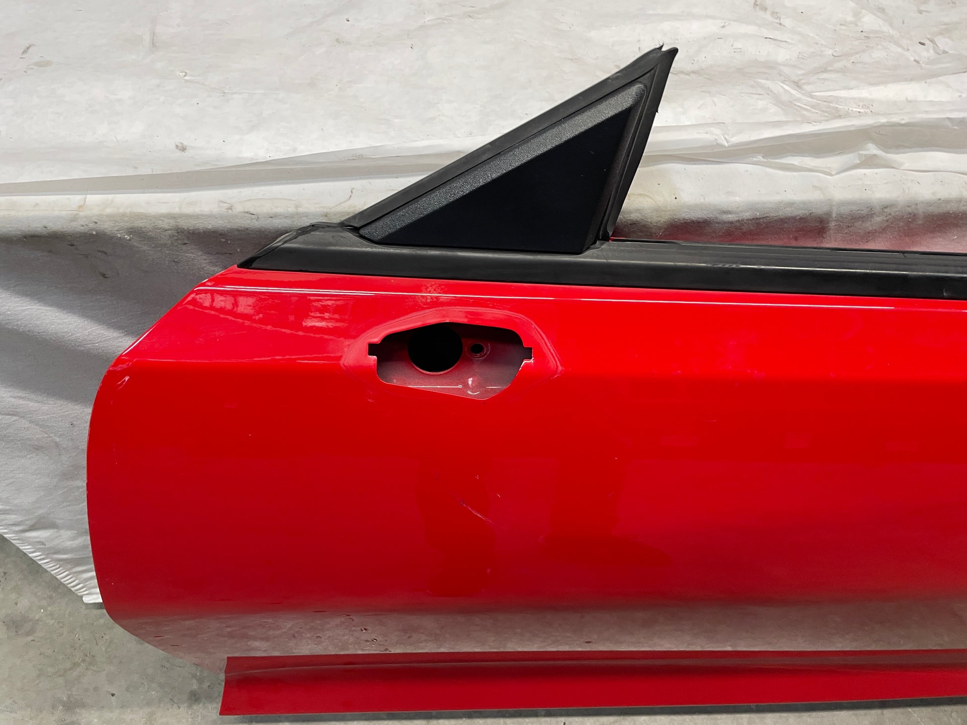 2019 Chevy Camaro  RH Passenger Front Exterior Door Red OEM - Day's Parts Yard