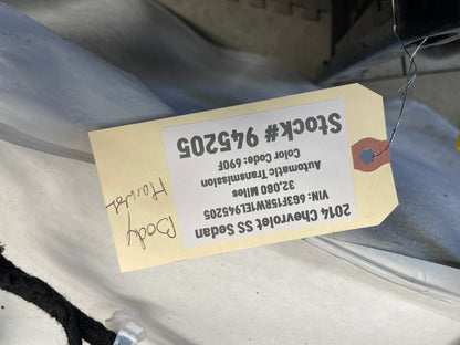 2014 Chevy SS Sedan Body Chassis Wire Wiring Harness OEM - Day's Parts Yard