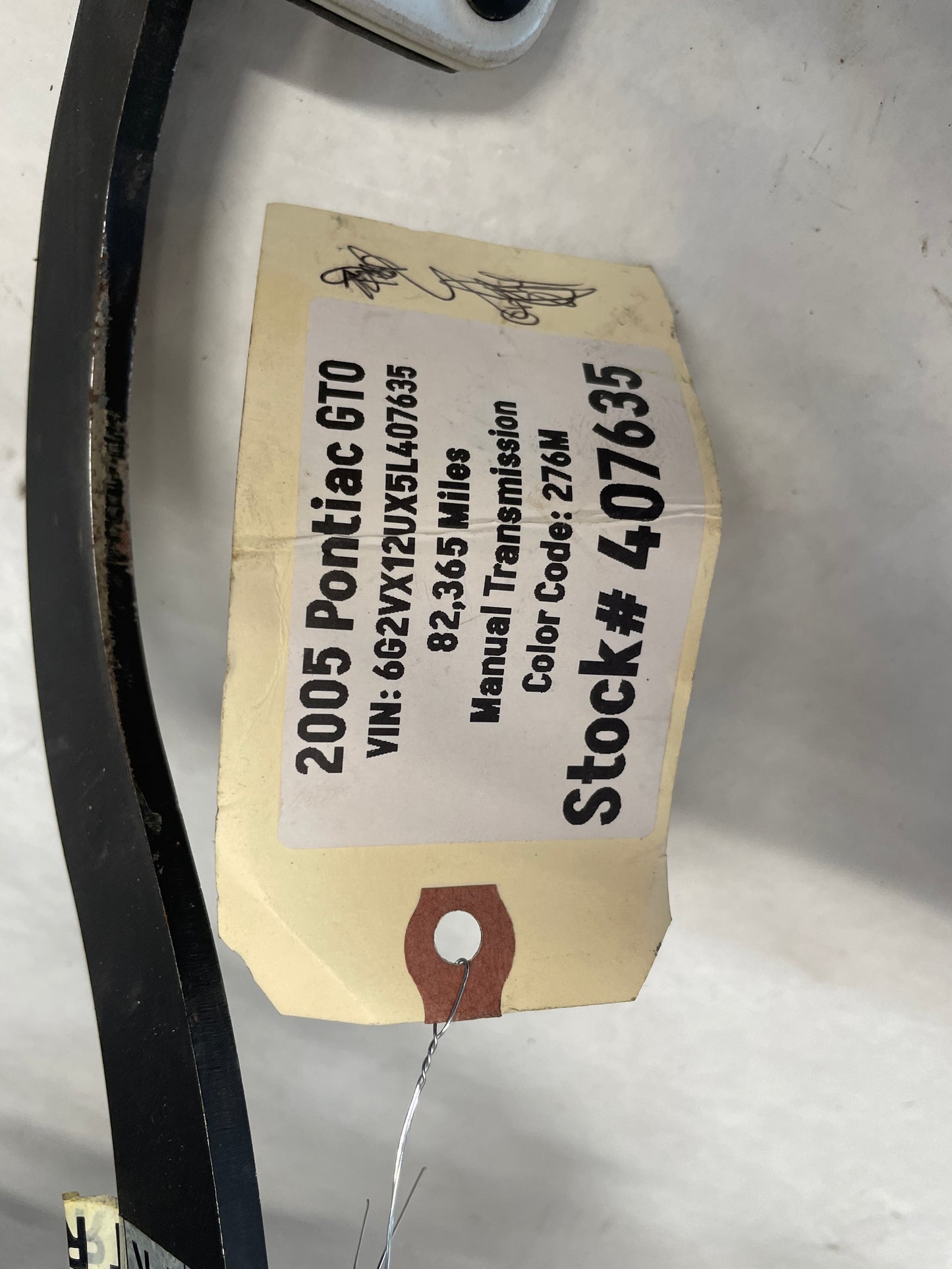 2005 Pontiac GTO Manual Brake & Clutch Pedal Assembly w/ Hydraulics OEM - Day's Parts Yard