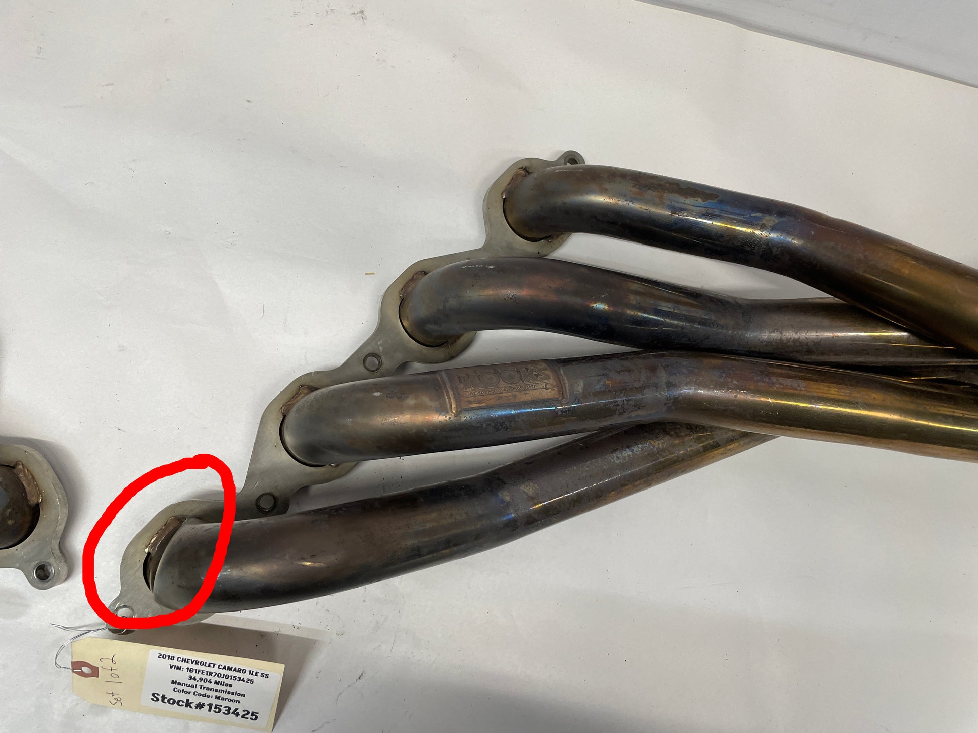2018 Chevy Camaro 1LE SS Kooks Long Tube Headers - Day's Parts Yard