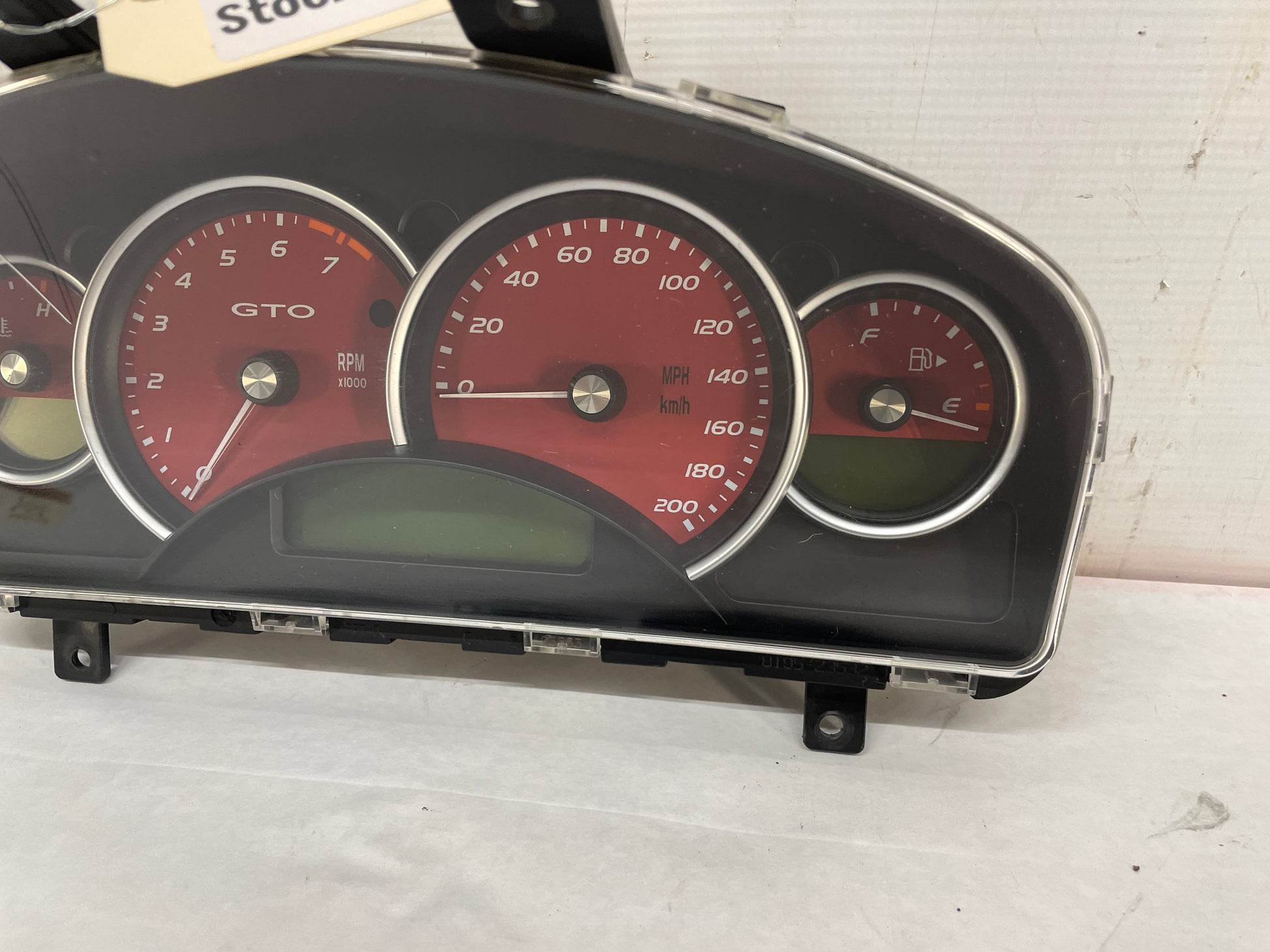 2005 Pontiac GTO Red Instrument Panel Gauge Cluster Speedometer OEM - Day's Parts Yard