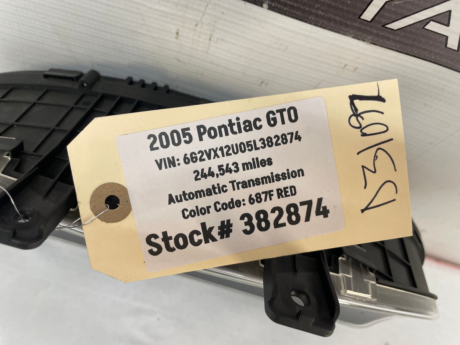 2005 Pontiac GTO Red Instrument Panel Gauge Cluster Speedometer OEM - Day's Parts Yard