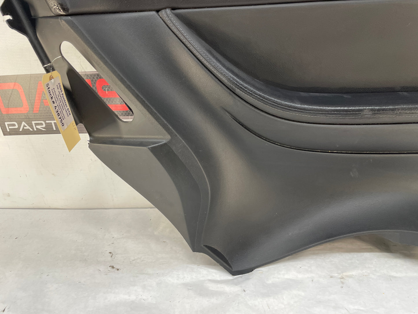 2005 Pontiac GTO LH Driver Rear Interior Quarter Door Panel Trim Black OEM