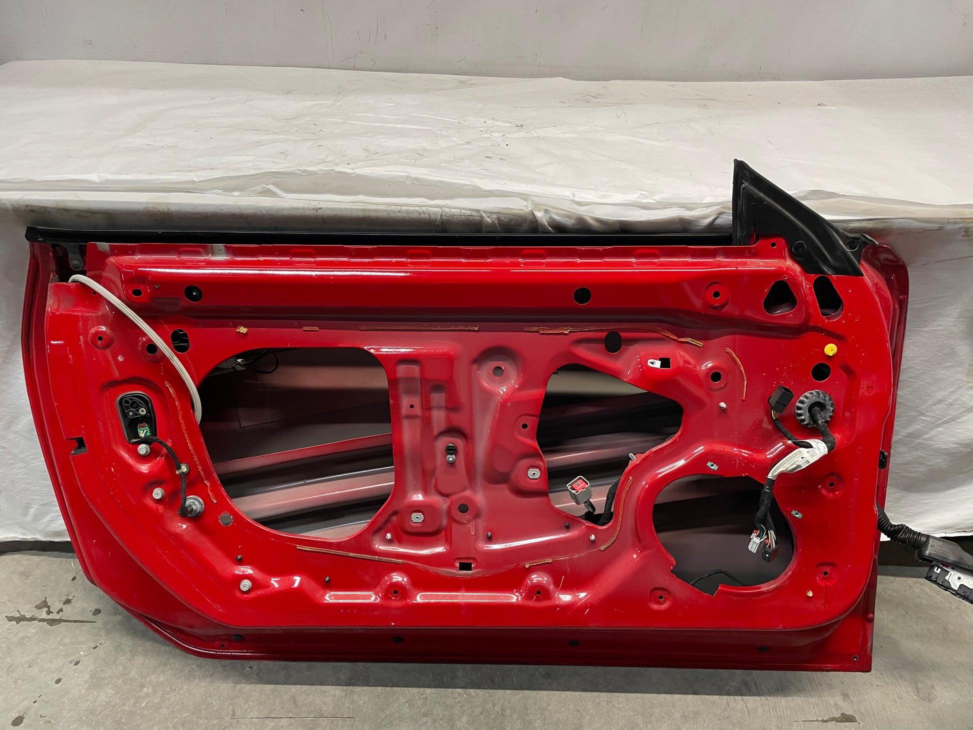 2019 Chevy Camaro  RH Passenger Front Exterior Door Red OEM - Day's Parts Yard