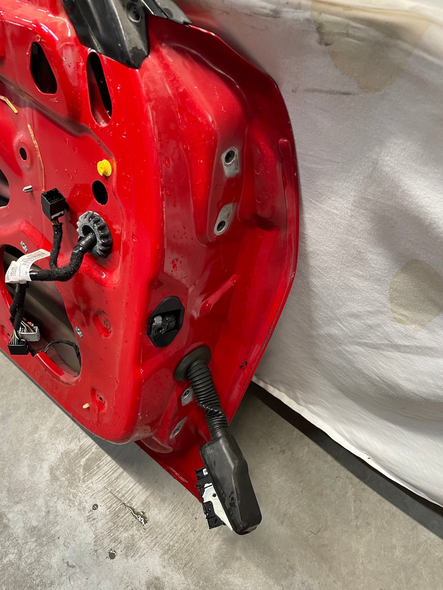 2019 Chevy Camaro  RH Passenger Front Exterior Door Red OEM - Day's Parts Yard