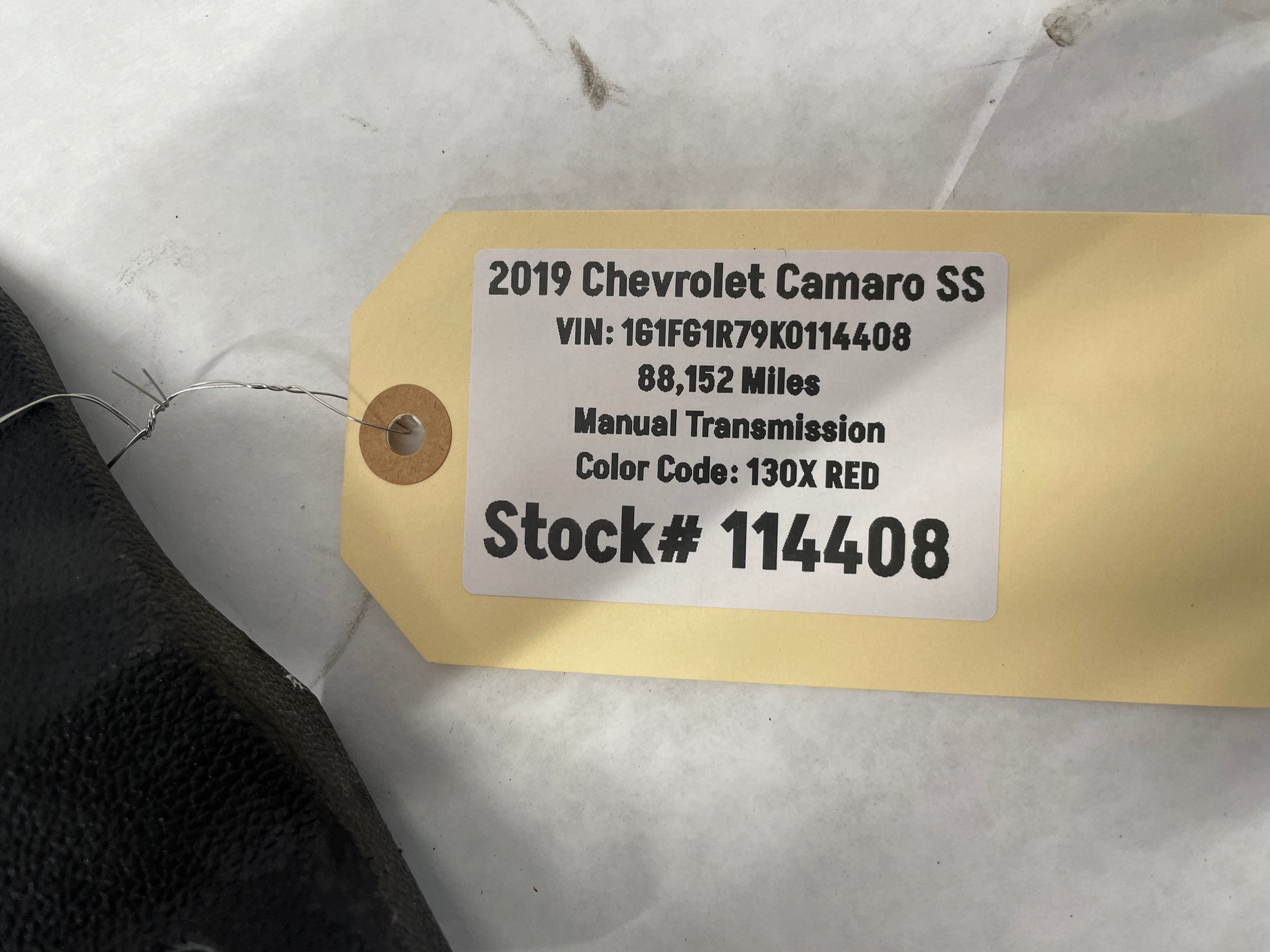 2019 Chevy Camaro SS LH Driver Front Seat Track Trim Cover OEM - Day's Parts Yard