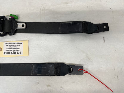 2009 Pontiac G8 Base RH & LH Front Seat Belts Retractors OEM - Day's Parts Yard