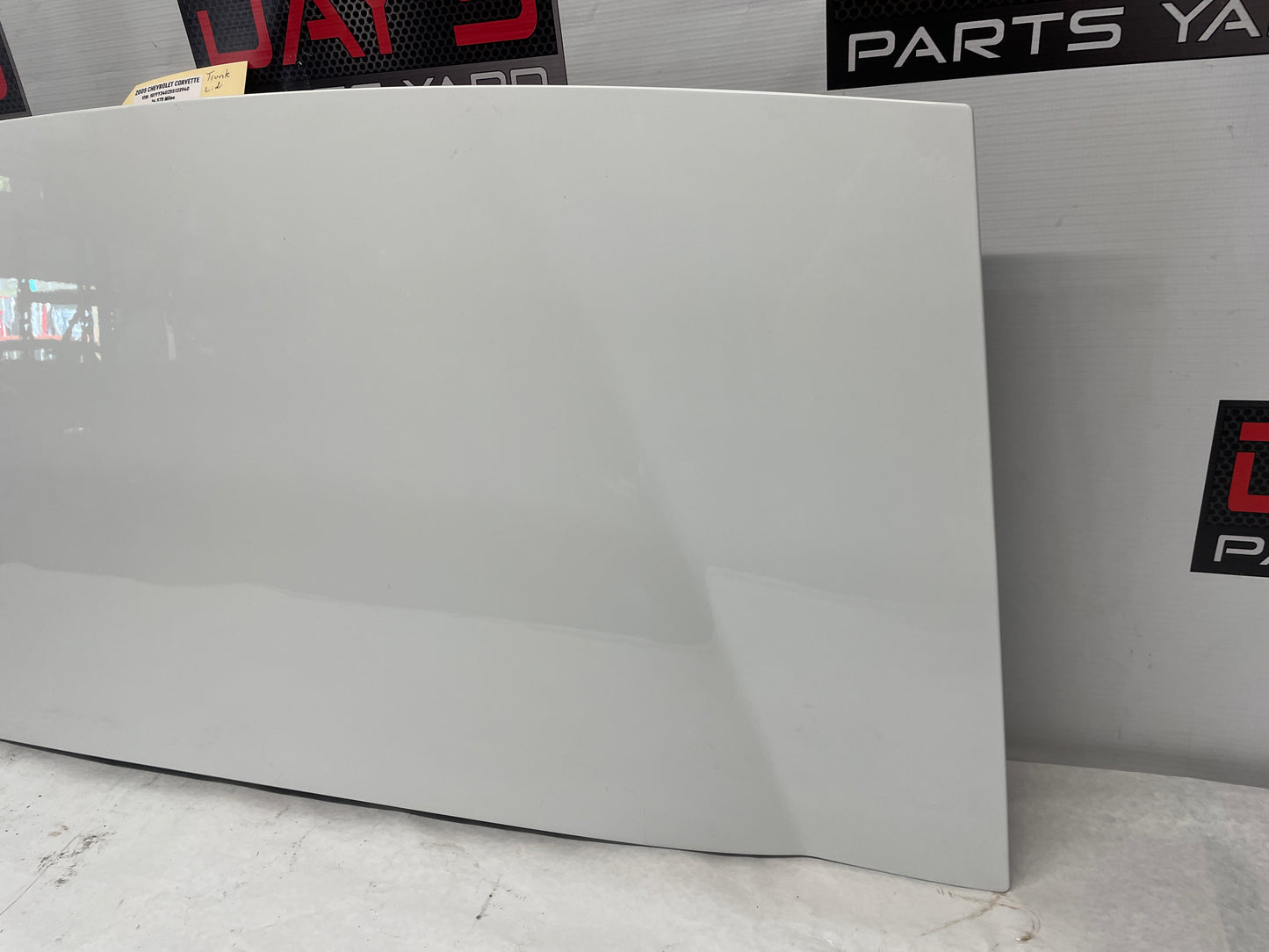 2005 Chevy C6 Corvette Convertible Trunk Deck Lid White OEM - Day's Parts Yard