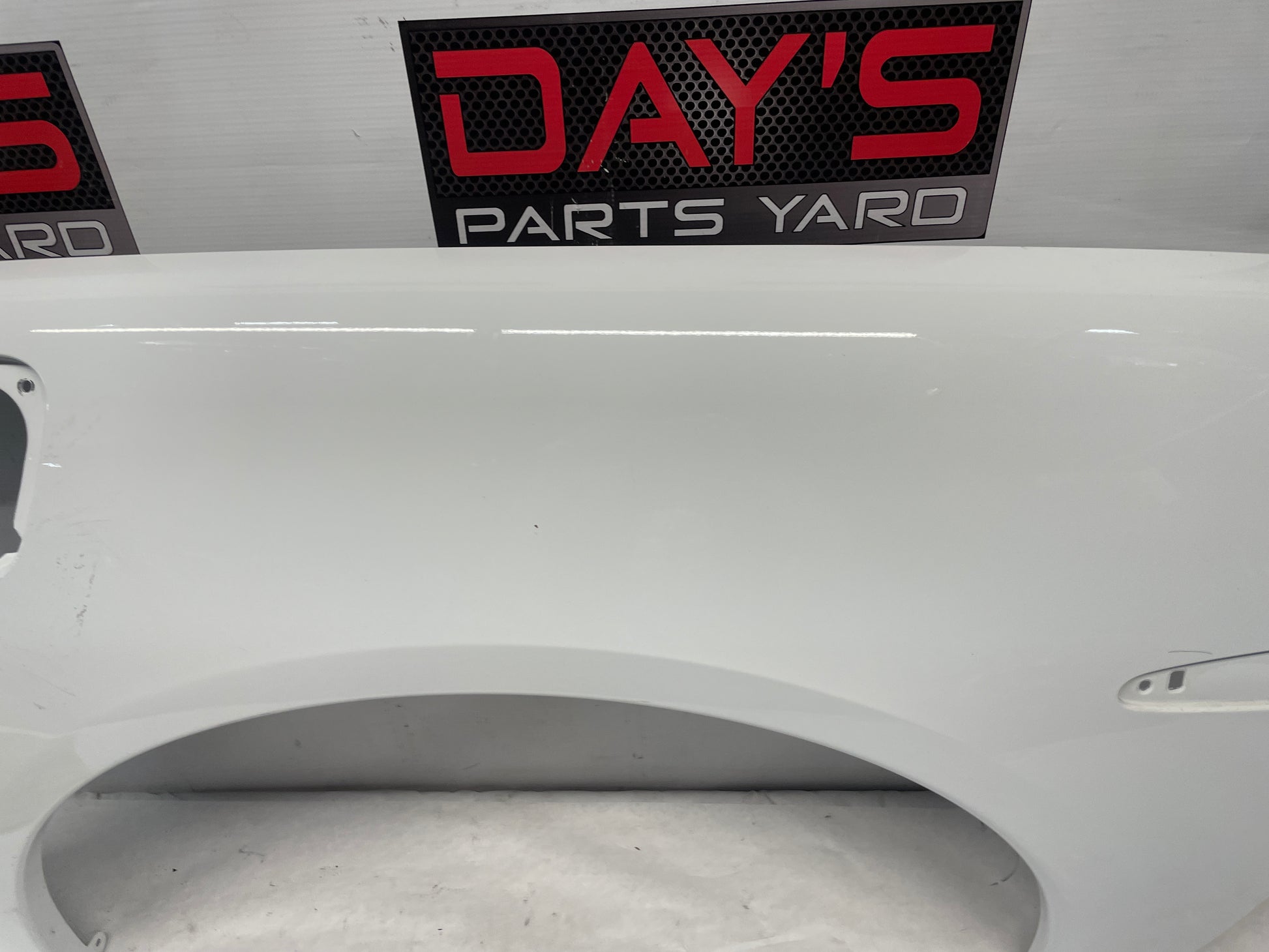 2005 Chevy C6 Corvette LH Driver Rear Fender Quarter Panel White OEM - Day's Parts Yard