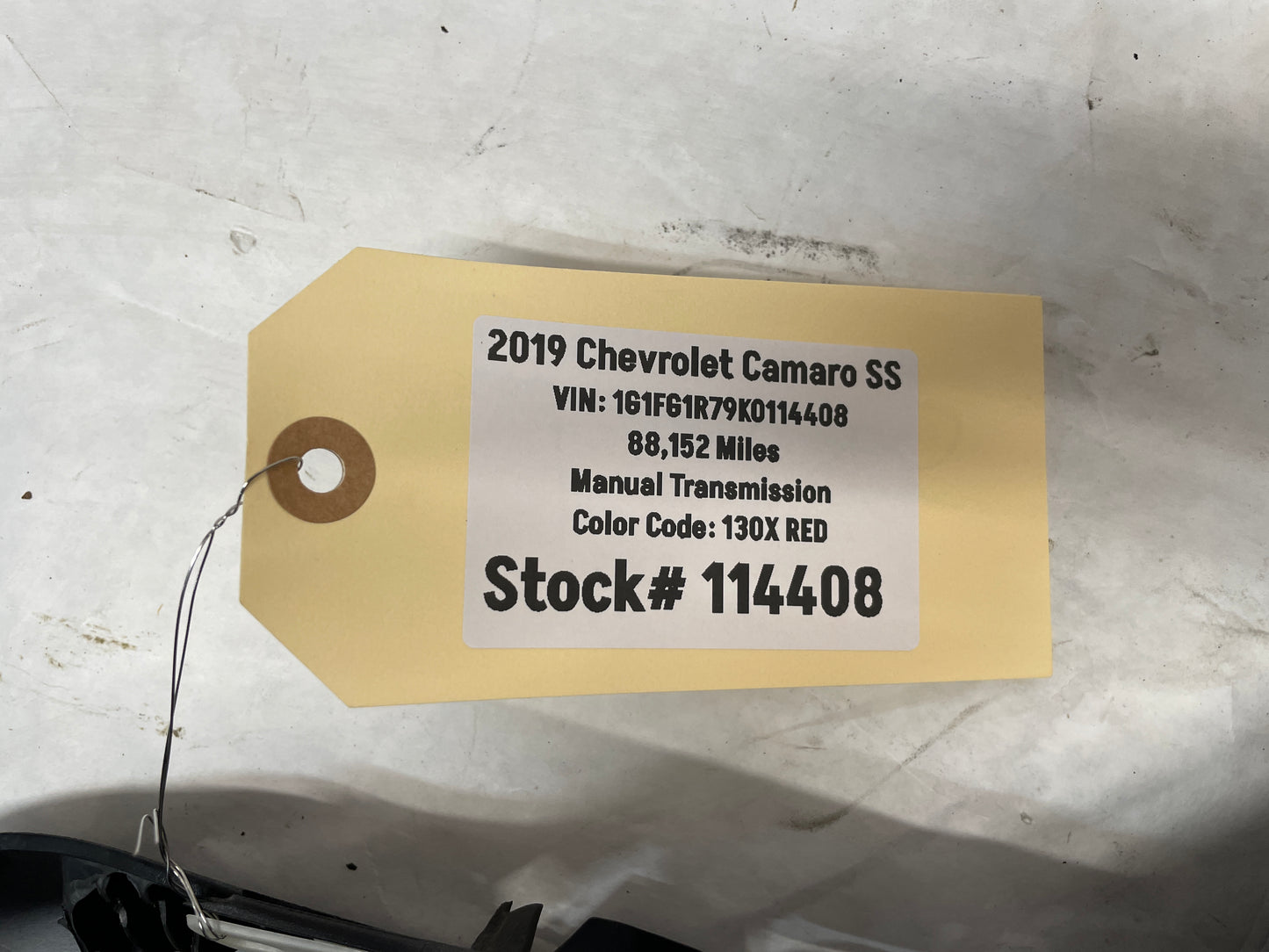 2019 Chevy Camaro SS LH Driver Seat Adjustment Control Switch Outer Finish Cover OEM - Day's Parts Yard