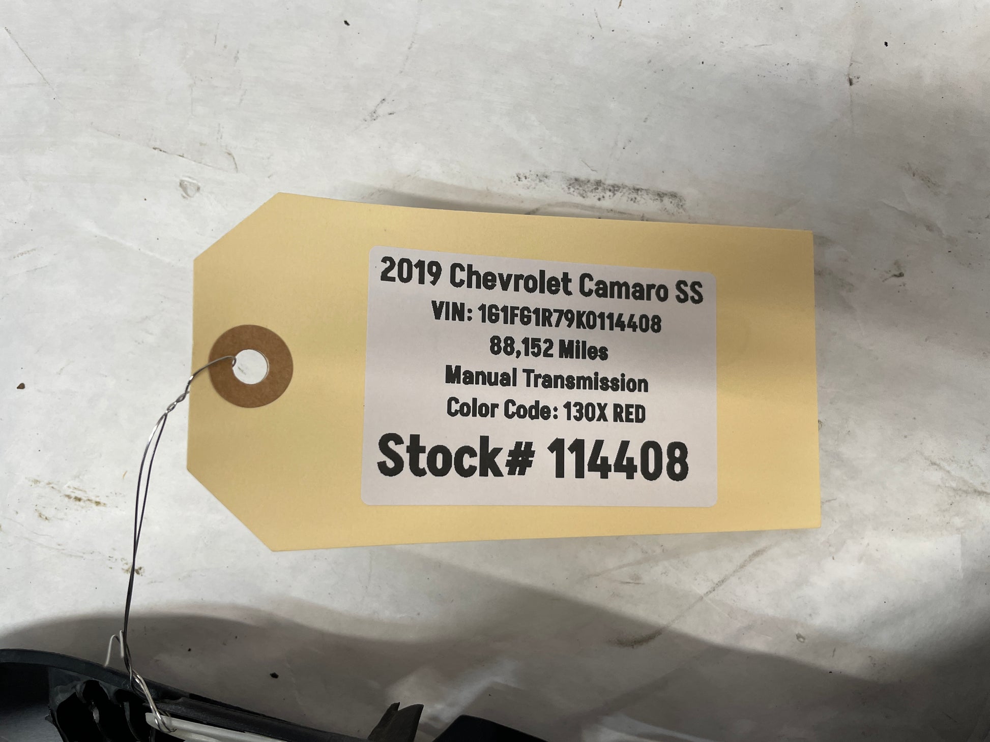 2019 Chevy Camaro SS LH Driver Seat Adjustment Control Switch Outer Finish Cover OEM - Day's Parts Yard