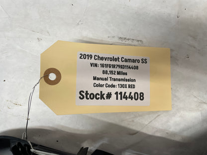 2019 Chevy Camaro SS LH Driver Seat Adjustment Control Switch Outer Finish Cover OEM - Day's Parts Yard