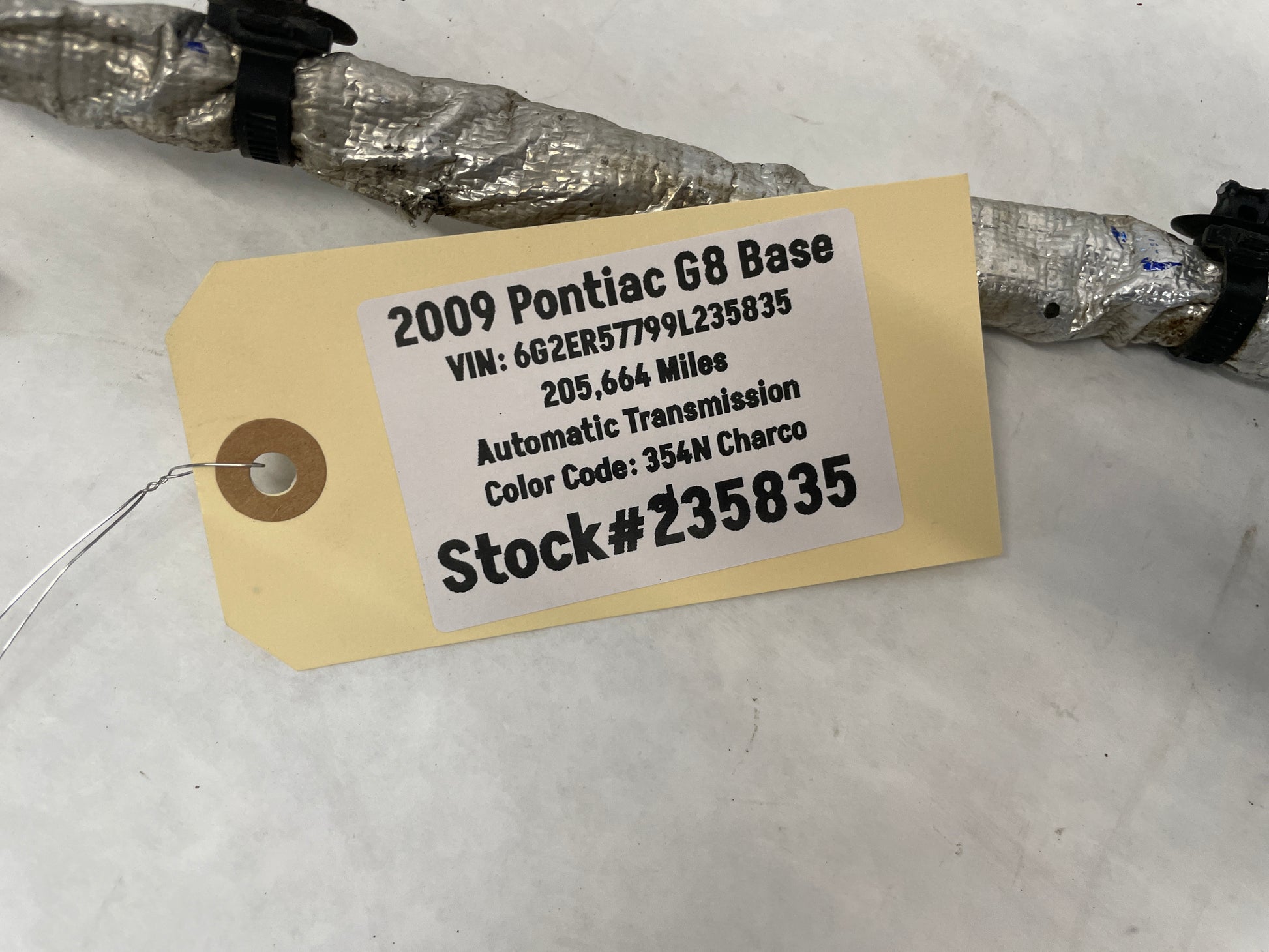 2009 Pontiac G8 Base Firewall Engine Bay Wire Harness OEM - Day's Parts Yard