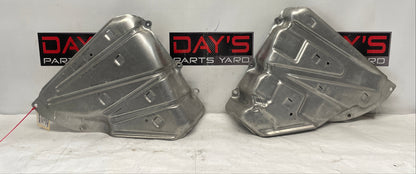 2005 Chevy C6 Corvette RH & LH Fuel Gas Tank Heat Shield Straps OEM - Day's Parts Yard