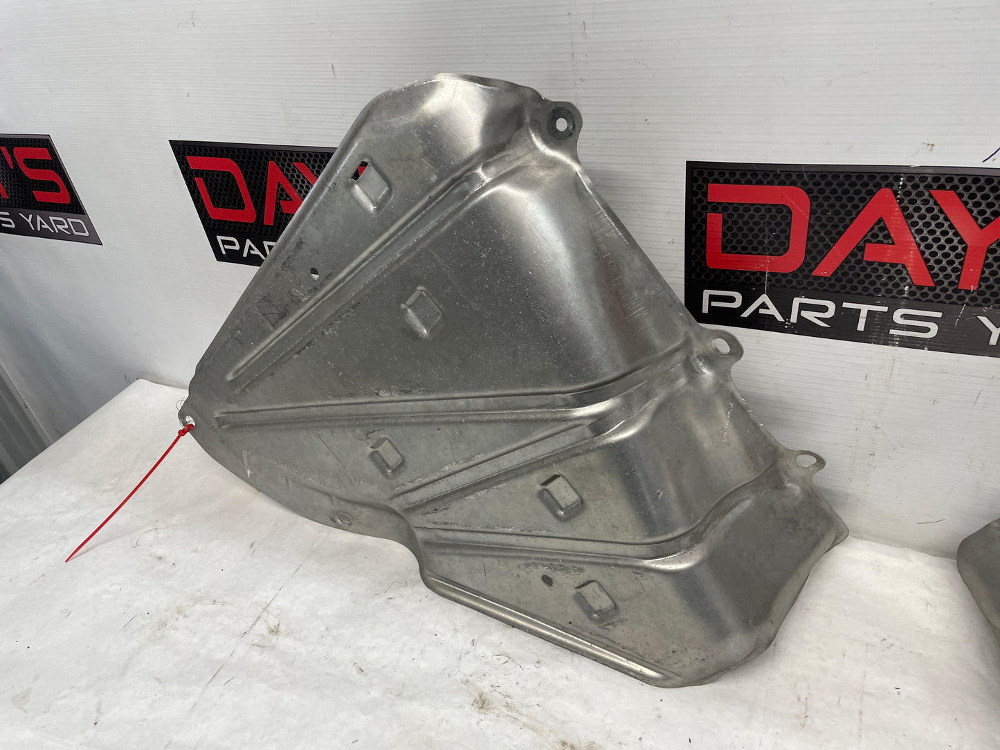 2005 Chevy C6 Corvette RH & LH Fuel Gas Tank Heat Shield Straps OEM - Day's Parts Yard