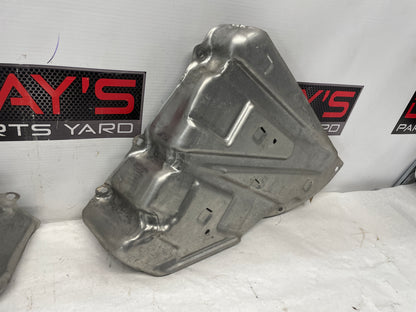 2005 Chevy C6 Corvette RH & LH Fuel Gas Tank Heat Shield Straps OEM - Day's Parts Yard