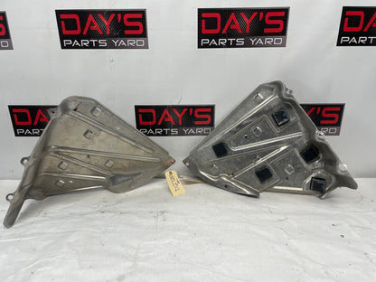 2005 Chevy C6 Corvette RH & LH Fuel Gas Tank Heat Shield Straps OEM - Day's Parts Yard