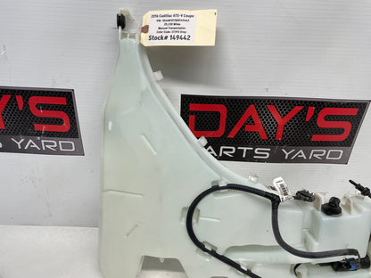 2016 Cadillac ATS-V Coupe Windshield Washer Reservoir Bottle Tank OEM