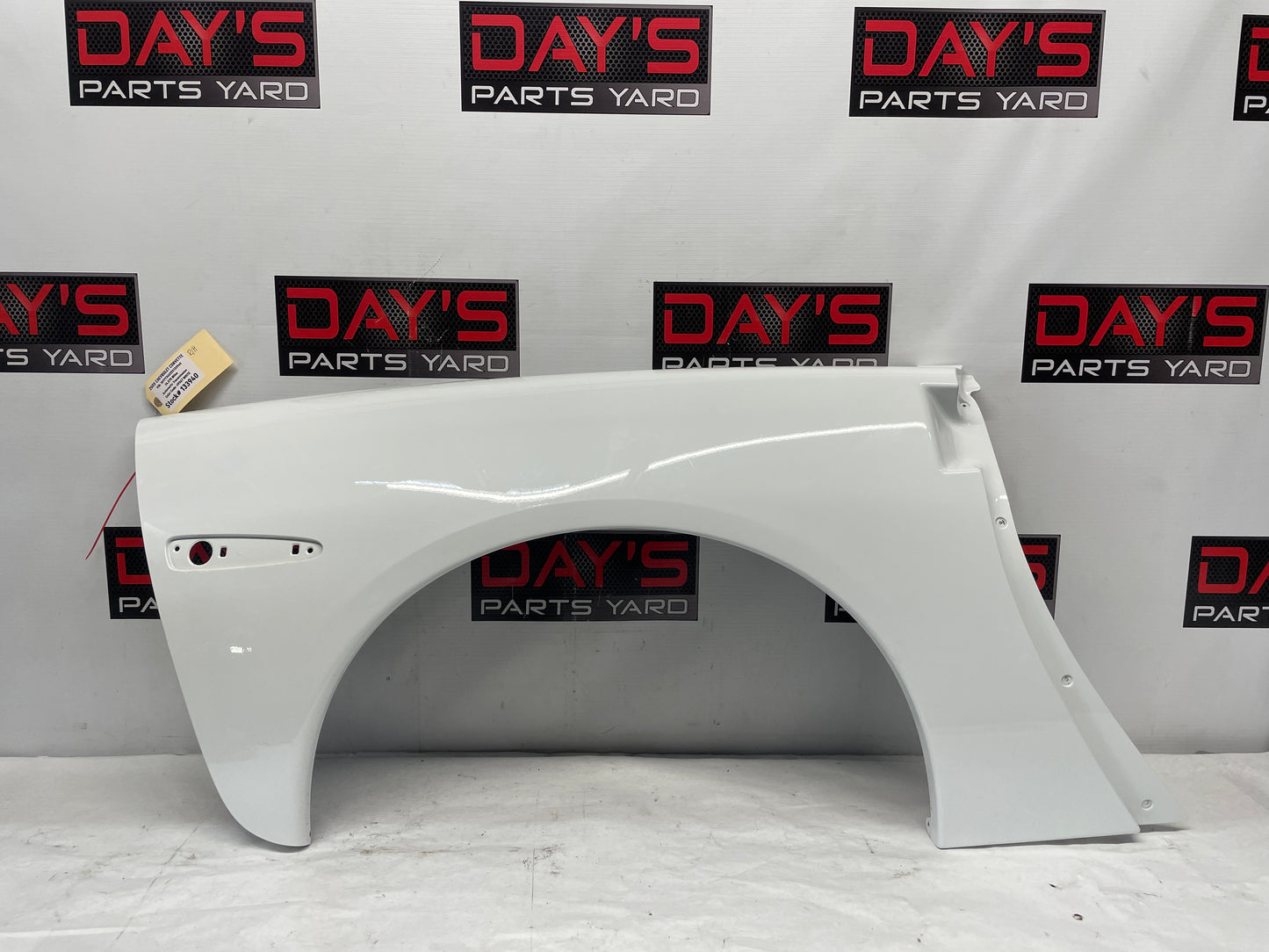 2005 Chevy C6 Corvette Convertible RH Passenger Rear Quarter Fender White OEM - Day's Parts Yard