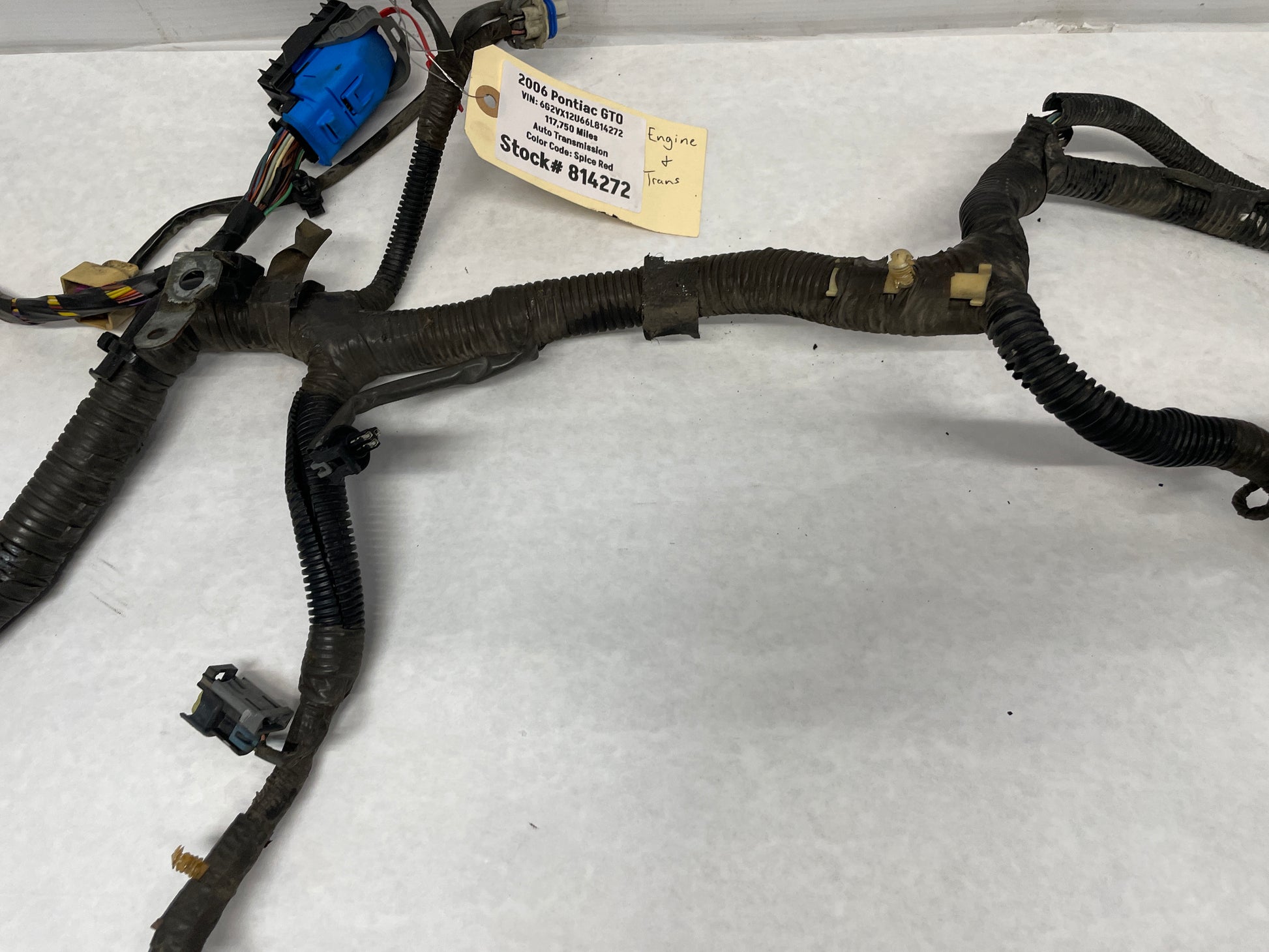 2006 Pontiac GTO Engine Motor Auto Transmission Wire Wiring Harness OEM - Day's Parts Yard