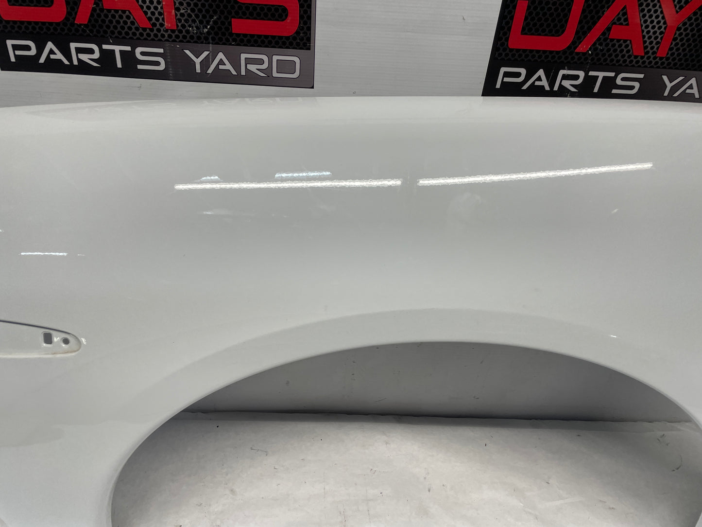 2005 Chevy C6 Corvette Convertible RH Passenger Rear Quarter Fender White OEM - Day's Parts Yard