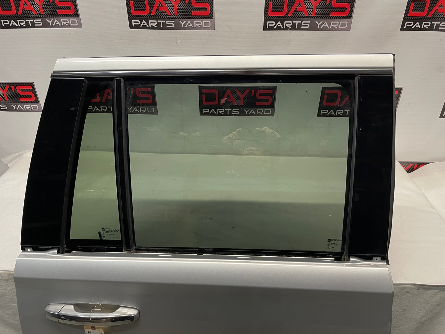 2018 Cadillac Escalade RH Passenger Rear Exterior Door Silver OEM
