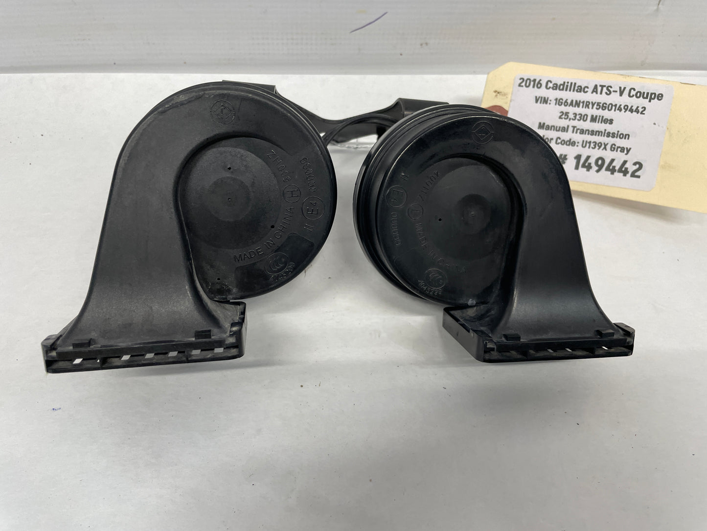 2016 Cadillac ATS-V Coupe Horn Assembly OEM