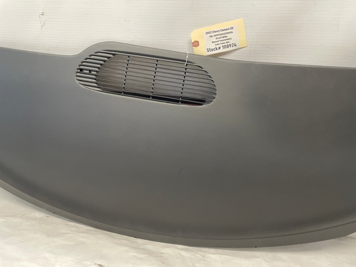 2002 Chevy Camaro SS Dash Instrument Upper Trim Pad Panel Cover