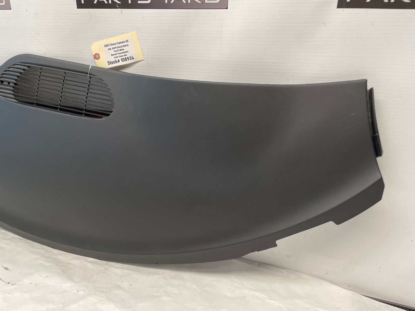 2002 Chevy Camaro SS Dash Instrument Upper Trim Pad Panel Cover