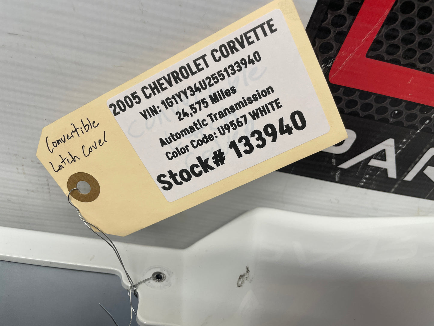 2005 Chevy C6 Corvette Center Interior Bulk Head Waterfall Trim Panel OEM - Day's Parts Yard