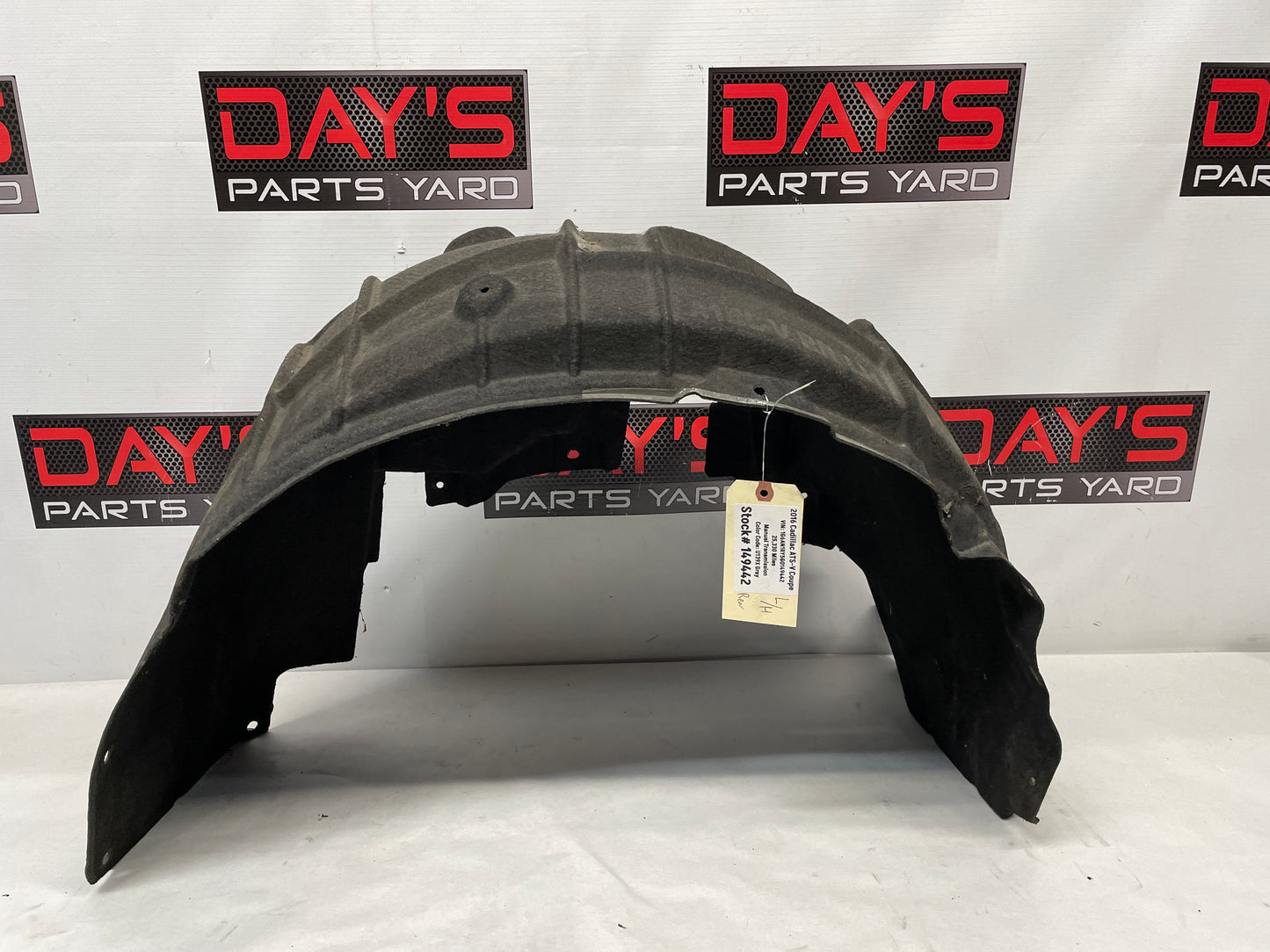 2016 Cadillac ATS-V Coupe Rear LH Driver Fender Wheel Well Liner OEM
