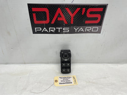 2009 Pontiac G8 Base Master Power Window Mirror Switch OEM - Day's Parts Yard