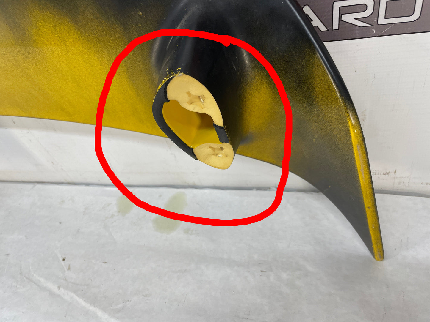 2005 Pontiac GTO SAP Trunk Deck Lid Spoiler OEM DAMAGED