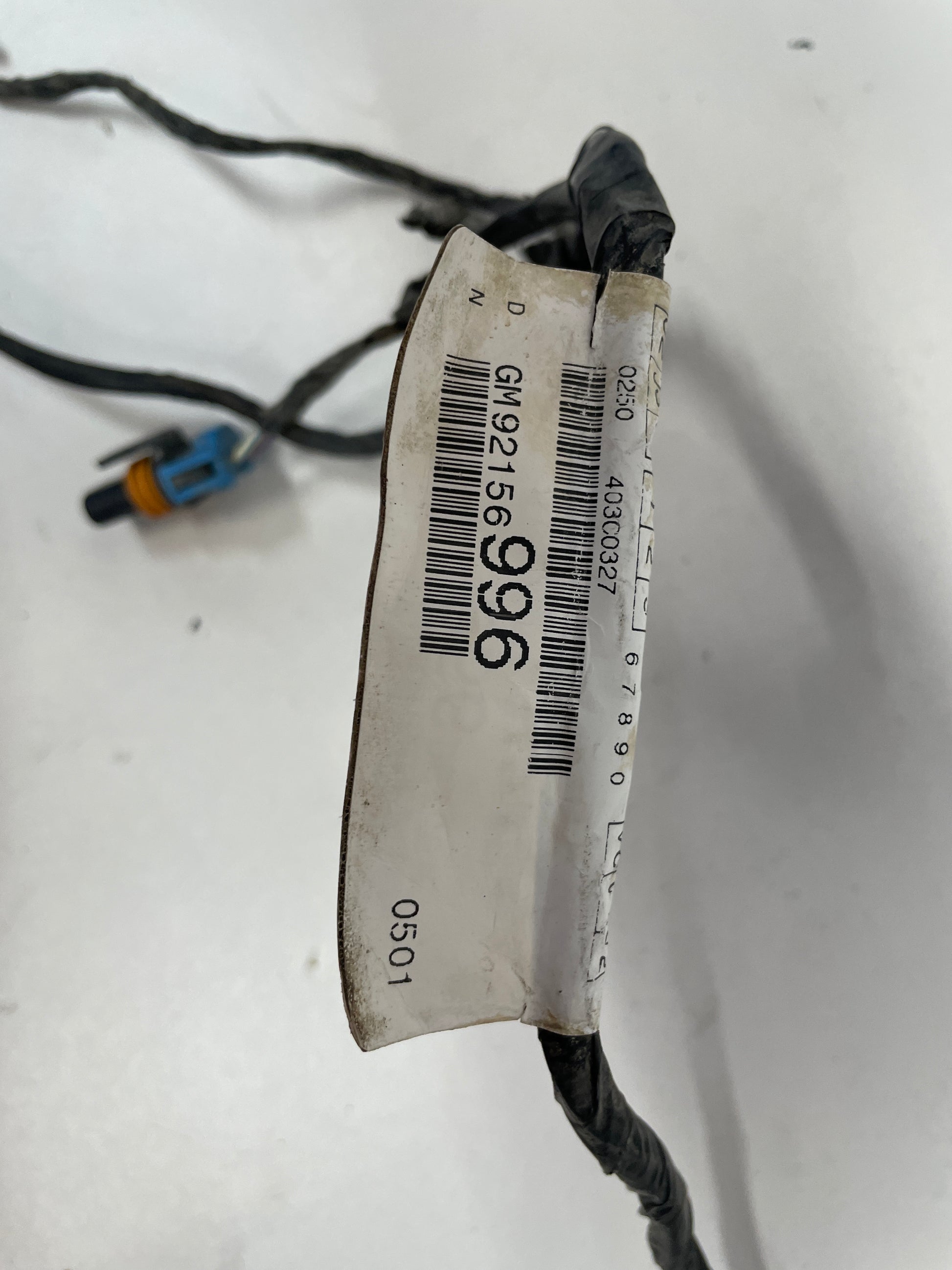 2004 Pontiac GTO Front Bumper Fog Light Wire Wiring Harness OEM DAMAGED - Day's Parts Yard