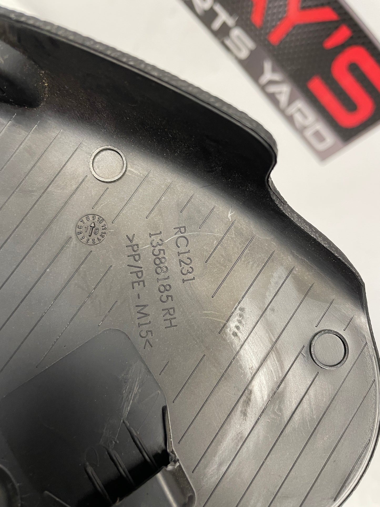 2019 Chevy Camaro SS RH Passenger Front Seat Track Trim Cover OEM - Day's Parts Yard